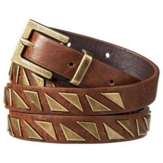MOSSIMO SUPPLY CO. Brown Belt Triangle Stud Belt   XL