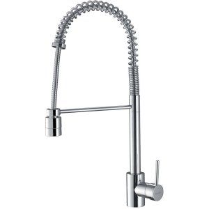 Ruvati RVF1210CH Cascada Commercial Style Pullout Spray Kitchen Faucet
