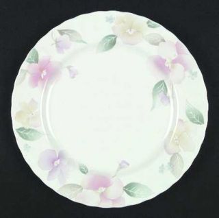 Mikasa Silk Blossoms Dinner Plate, Fine China Dinnerware   Pink,Blue,Yellow&Lave