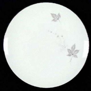 Mikasa Silver Maple Dinner Plate, Fine China Dinnerware   White & Gray Leaves