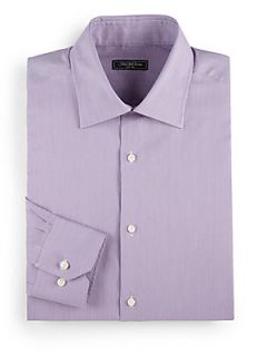  Collection Neat Striped Cotton Dress Shirt   Pink