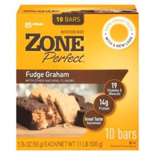 ZonePerfect Fudge Graham Nutrition Bars   10 Count