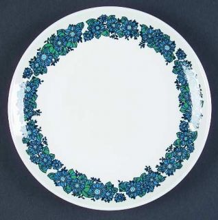 Corning Evening Song Bread & Butter Plate, Fine China Dinnerware   Centura, Blue