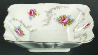 Royal Albert Tranquility Small Square Sweet Meat Dish, Fine China Dinnerware   G