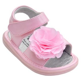 Little Girls Wee Squeak Peony Sandal   Pink 3
