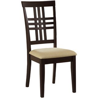 Hillsdale Tiburon Set of 2 Side Dining Chairs, Espresso (Dark Brown)
