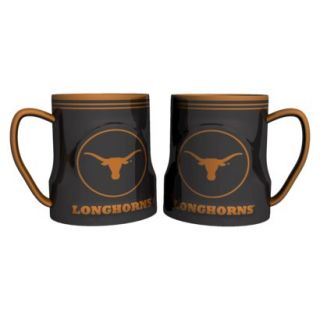 Boelter Brands NCAA 2 Pack Texas Longhorns Game Time Coffee Mug   Black (20 oz)