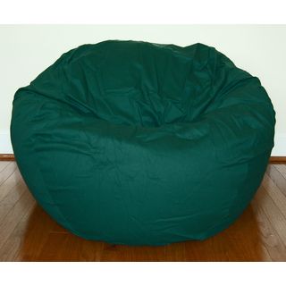 Dark Green Cotton Twill 36 inch Washable Bean Bag Chair (Dark greenFill: Reground polystyrene (styrofoam) piecesClosure: ZipperRemovable/washable cover: YesCare instructions: Machine wash cold, line dry or dry on low setting with zipper closedWeight: 10Di
