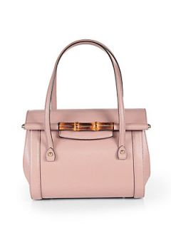 Gucci New Bullet Leather Top Handle Bag   Blush