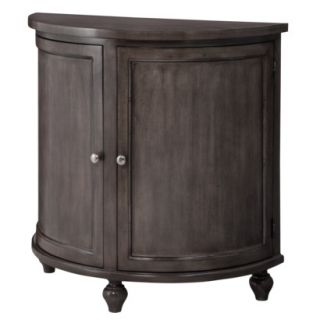Storage Cabinet: Threshold Mixed Material Storage Cabinet   Gray