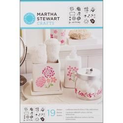 Martha Stewart Adhesive Blossoms Stencils (2 Sheet) (7 3/4 inches long x 5 3/4 inches wideAvailable in a variety of designs (each sold separately)Model: MS032 269Imported )