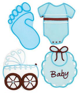 Boy Baby Shower Decorated Cookies