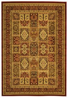 Lyndhurst Collection Isfan Red/ Multi Rug (53 X 76) (RedPattern: OrientalMeasures 0.375 inch thickTip: We recommend the use of a non skid pad to keep the rug in place on smooth surfaces.All rug sizes are approximate. Due to the difference of monitor color