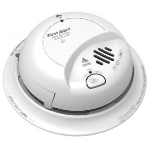 BRK SCO2B Carbon Monoxide amp; Smoke Alarm, 9V Battery Powered