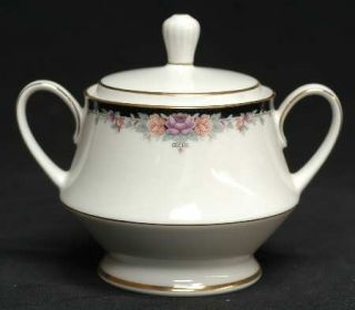 Noritake Belle Empress Sugar Bowl & Lid, Fine China Dinnerware   Legendary, Flow