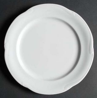 Christian Dior Provence Blanc Dinner Plate, Fine China Dinnerware   All White