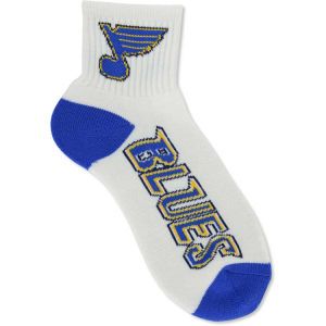 St. Louis Blues For Bare Feet Ankle White 501 Sock