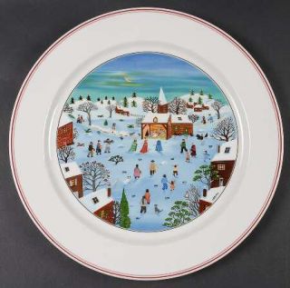 Villeroy & Boch Naif Christmas 12 Chop Plate/Round Platter, Fine China Dinnerwa