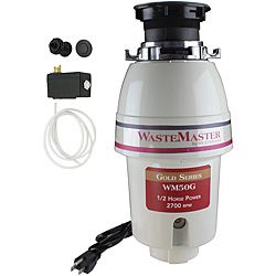 Wastemaster Wm50g_12 1/2 Hp Food Waste/ Garbage Disposal With Air Switch Kit (Oil rubbed bronzeStainless steel components Hardware finish: SteelNumber of boxes this will ship in: One (1)Model: WM50G_12 )