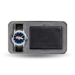 Denver Broncos Rico Industries Watch and Wallet Gift Set