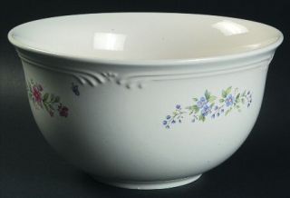 Pfaltzgraff Meadow Lane Mixing Bowl, Fine China Dinnerware   Stoneware, Floral