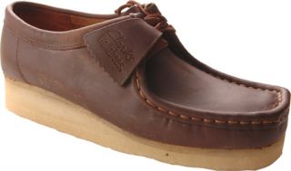 Womens Clarks Wallabee   Beeswax Leather Originals