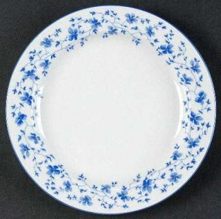 Arzberg Blue Flowers (Blue Trim, Rim) Salad Plate, Fine China Dinnerware   Shape