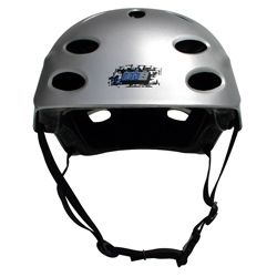 Mbs Grafstract Silver Small/ Medium Helmet (SilverHigh density, impact resistant ABS outer shellShock absorbing, thick EPS linerAdjustable chin strapStrategically positioned air ventsTwo sized liners for optimum fitCPSC certifiedSize: Small/mediumMaterial