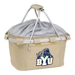 Picnic Time Metro Basket Byu Cougars Embroidered Tan
