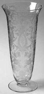 Viking Prelude (Long Stem,Rippled Bowl) Flared Vase   Stem #4901, Long Stem,Ripp