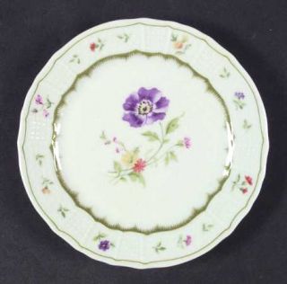 Heinrich   H&C Chambord (Floral) Bread & Butter Plate, Fine China Dinnerware   E