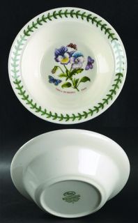 Portmeirion Botanic Garden Rim Cereal/Oatmeal Bowl, Fine China Dinnerware   Vari