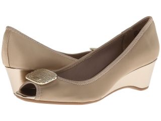 Anne Klein Nibble Womens Wedge Shoes (Taupe)