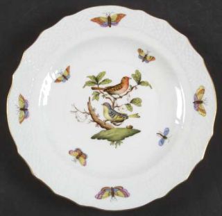 Herend Rothschild Bird (Ro) Salad Plate, Fine China Dinnerware   Bird, Floral, I