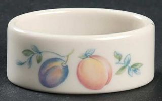 Lenox China Country Cottage Orchard Napkin Ring, Fine China Dinnerware   Country