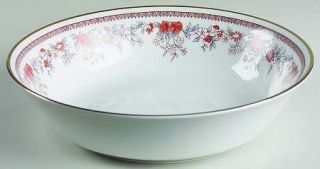 Lenox China Russet Blossoms Coupe Soup Bowl, Fine China Dinnerware   Rust&White