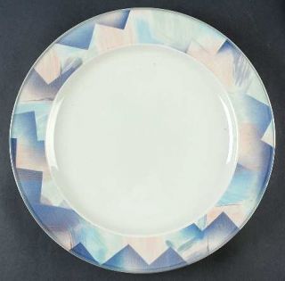 Mikasa Carousel 12 Chop Plate/Round Platter, Fine China Dinnerware   Green Bckg