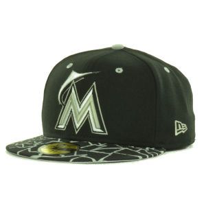 Miami Marlins New Era MLB Pop Crackle 59FIFTY Cap