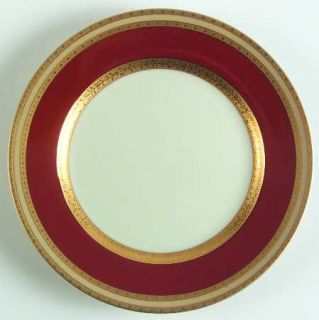 Mikasa French Embassy Red Salad Plate, Fine China Dinnerware   Grande Ivory,Red