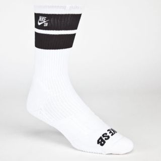 Elite Skate Mens Crew Socks White One Size For Men 231509150