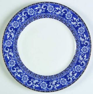 Wedgwood Bokhara (Newer, 1997) Dinner Plate, Fine China Dinnerware   Blue Border