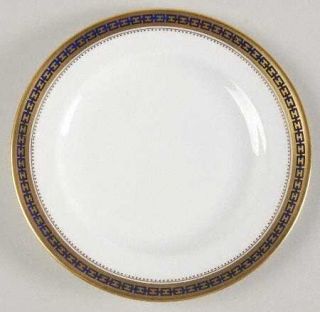 Spode Majestic Bread & Butter Plate, Fine China Dinnerware   Cobalt Chain On Gol