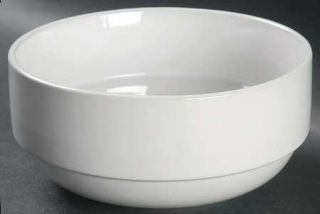 Gibson Designs Stackware White Soup/Cereal Bowl, Fine China Dinnerware   All Whi