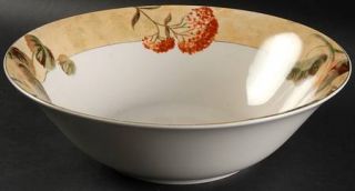 222 Fifth (PTS) Asian Antique 10 Round Vegetable Bowl, Fine China Dinnerware  