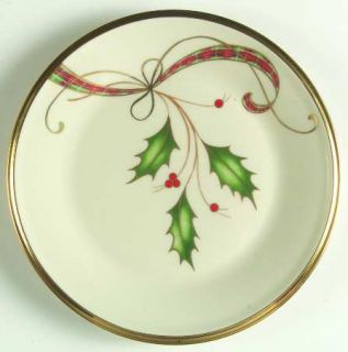 Lenox China Holiday Nouveau Gold Bread & Butter Plate, Fine China Dinnerware   H