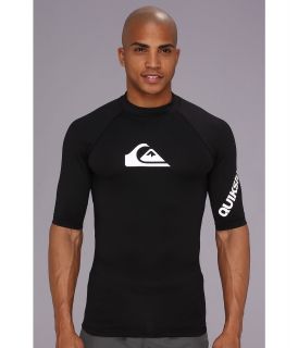 Quiksilver All Time S/S Surf Shirt AQYWR00034 Mens Swimwear (Black)