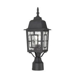 Nuvo Banyon 1 light Textured Black 17 inch Post Fixture