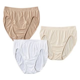Beauty by Bali Intimates Womens 3 Pack Hi Cuts BT43WP   Assorted Colors XL