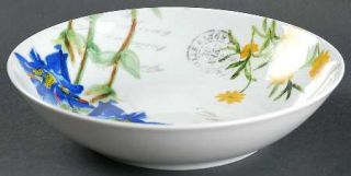 Bernardaud Jardin Des Fleurs Soup/Cereal Bowl, Fine China Dinnerware   Floral, W