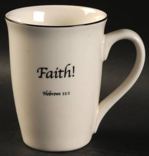 Feed on the Word Faith Collection Mug, Fine China Dinnerware   Bible Scripture I